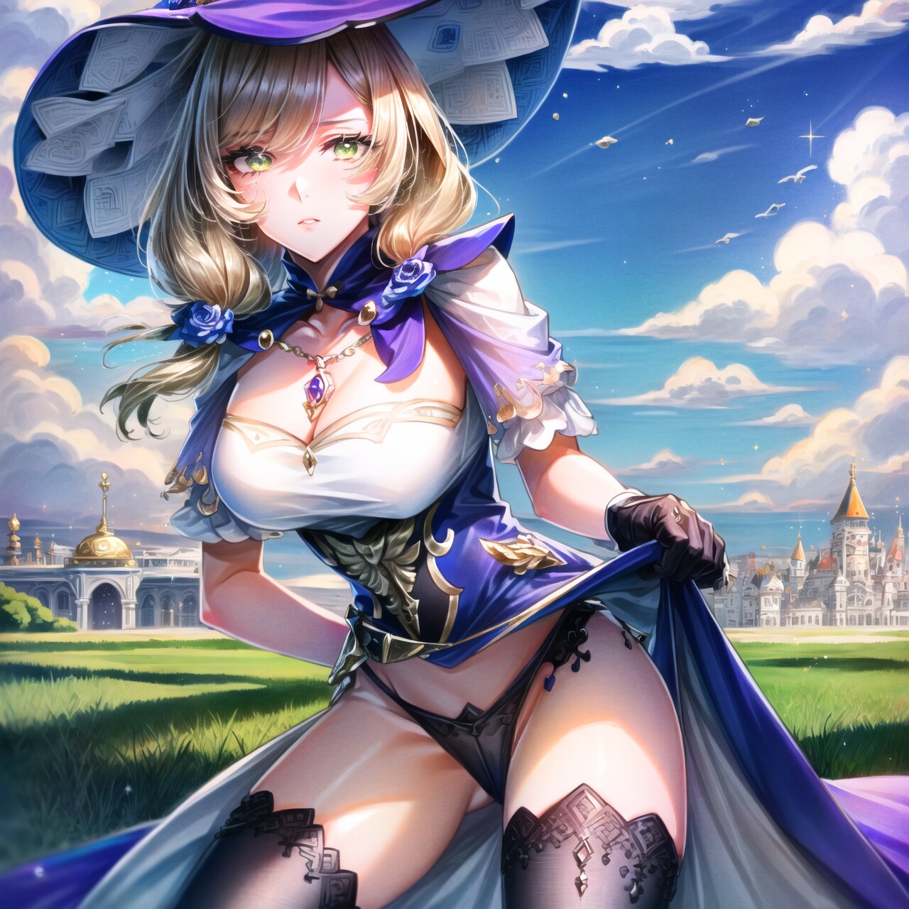パンチラだけなら、リサのすました顔がいいですね