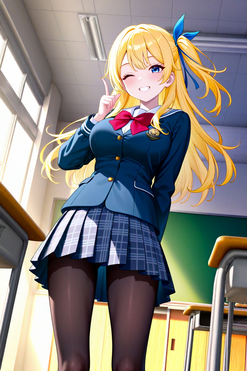 うちの子黒パンスト