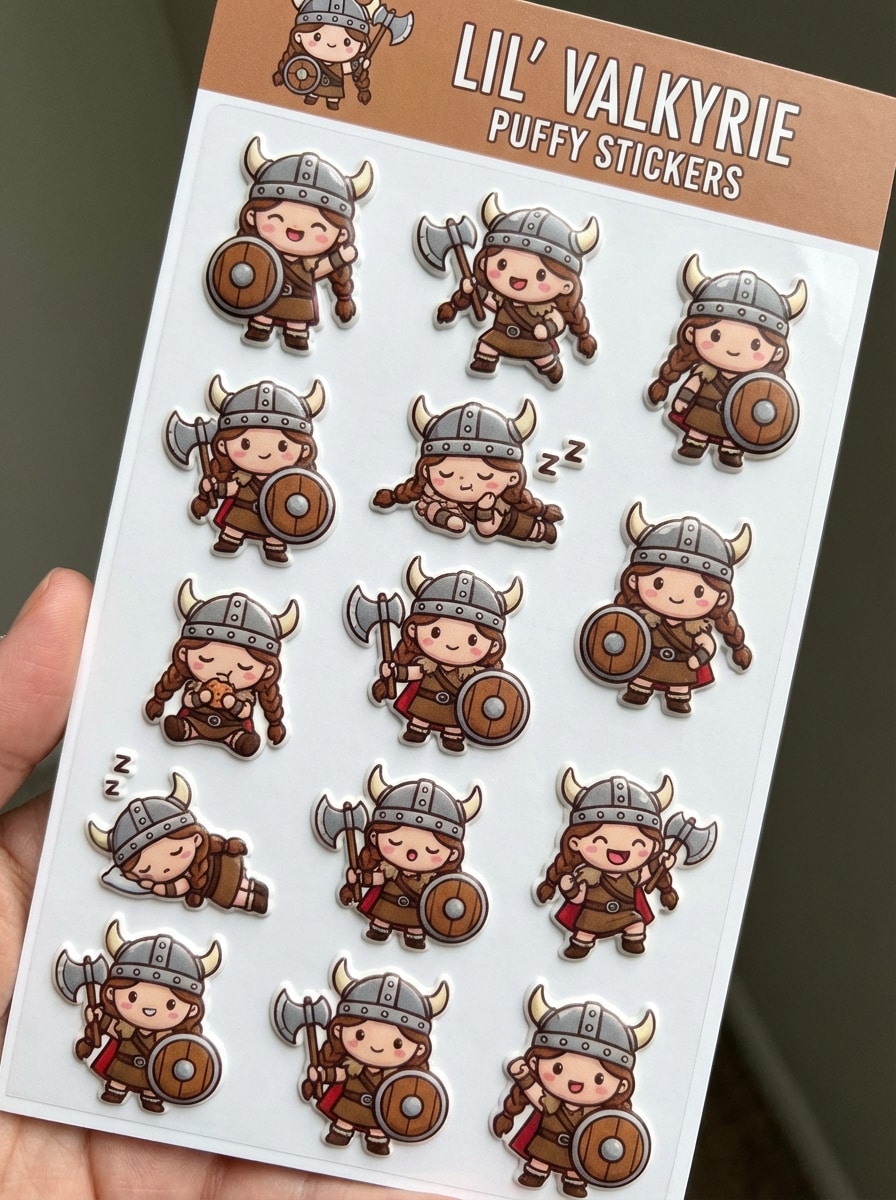 バイキング娘ちゃんのシール | の人気AIイラスト・グラビア