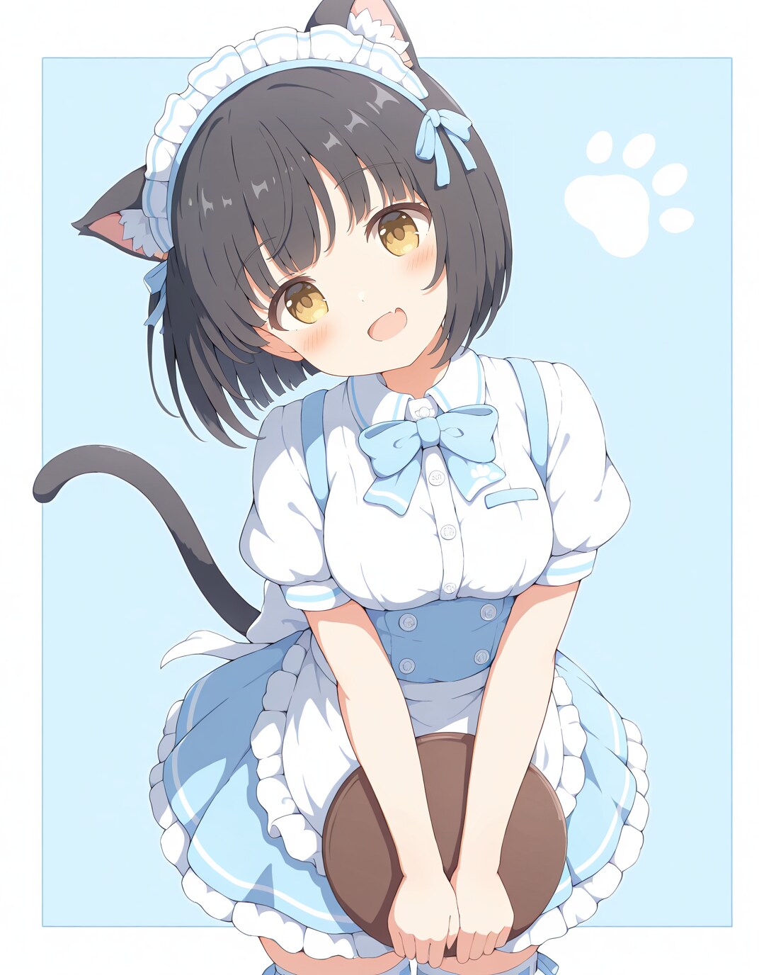 猫耳ウェイトレス | の人気AIイラスト・グラビア