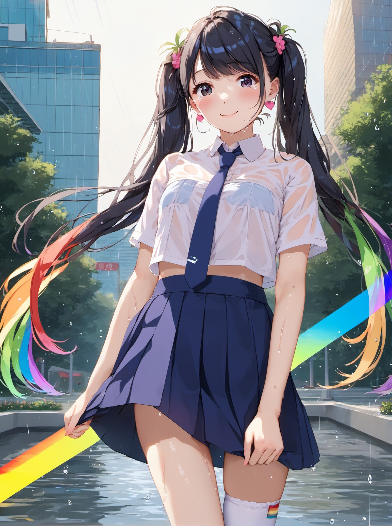 雨に濡れた女の子07(12枚)