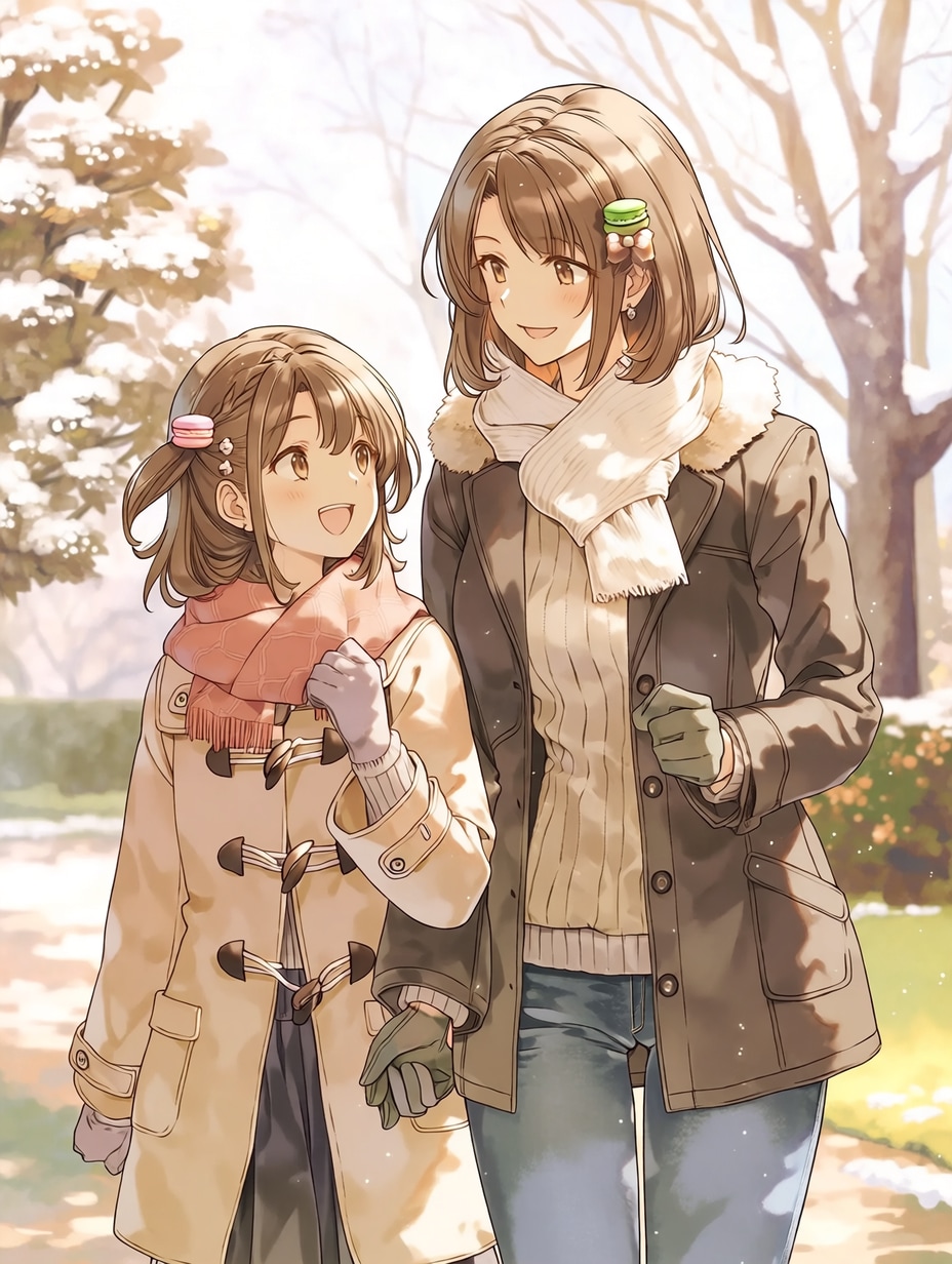 母と娘233 | の人気AIイラスト・グラビア