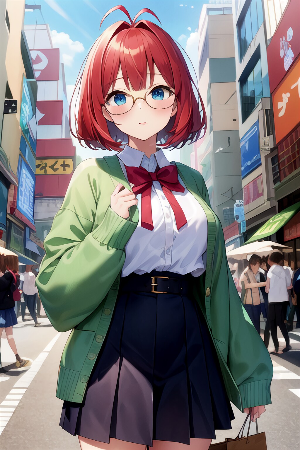 オーバーサイズ衣装でカエデとデートだべ〜