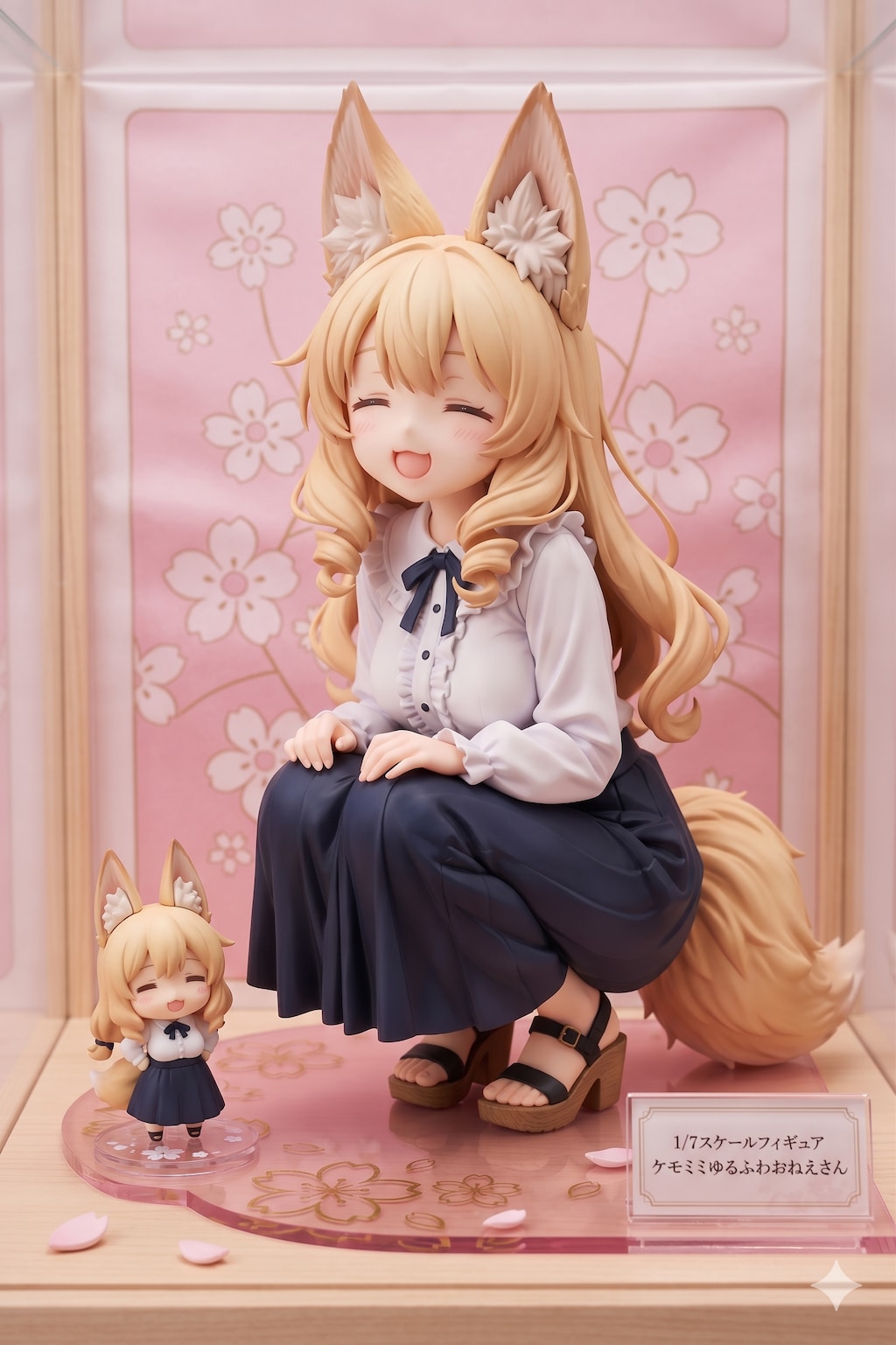 ロングスカートケモミミゆるふわおねえさん