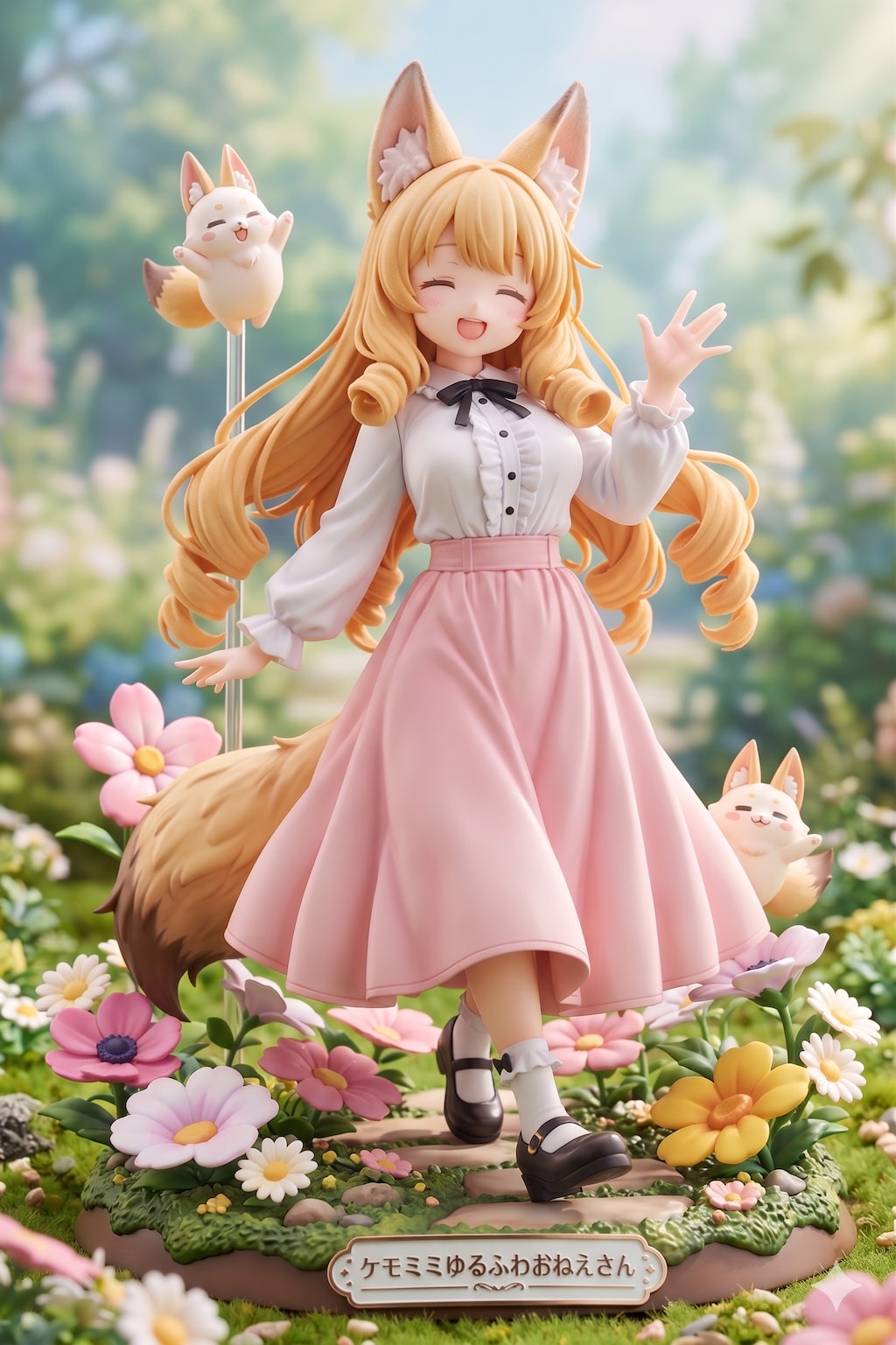 ロングスカートケモミミゆるふわおねえさん