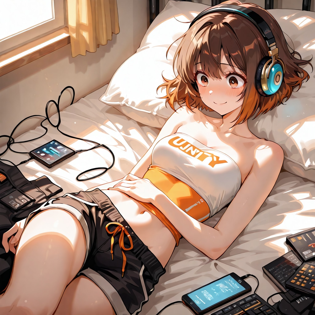 ヘッドホンガール　再生成