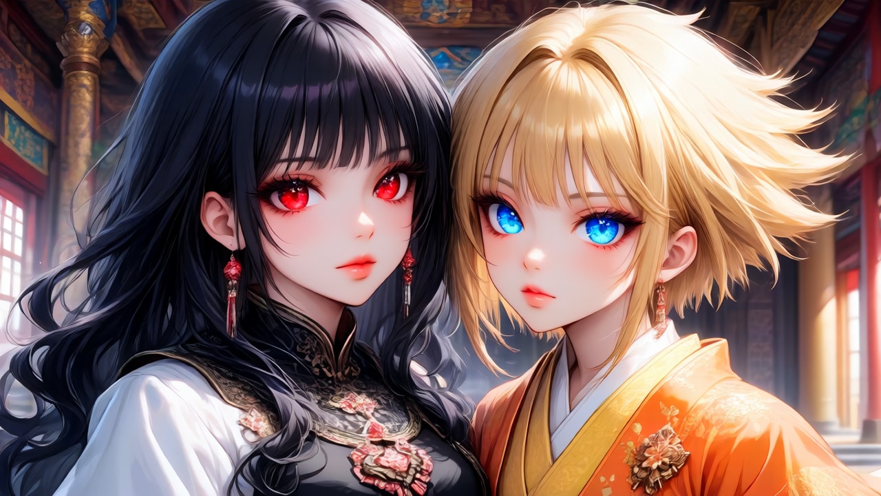 フィンスターニスとルーチェ | の人気AIイラスト・グラビア