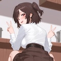 小柄な美少女の羞恥脱糞記録 6枚目