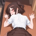 小柄な美少女の羞恥脱糞記録 4枚目