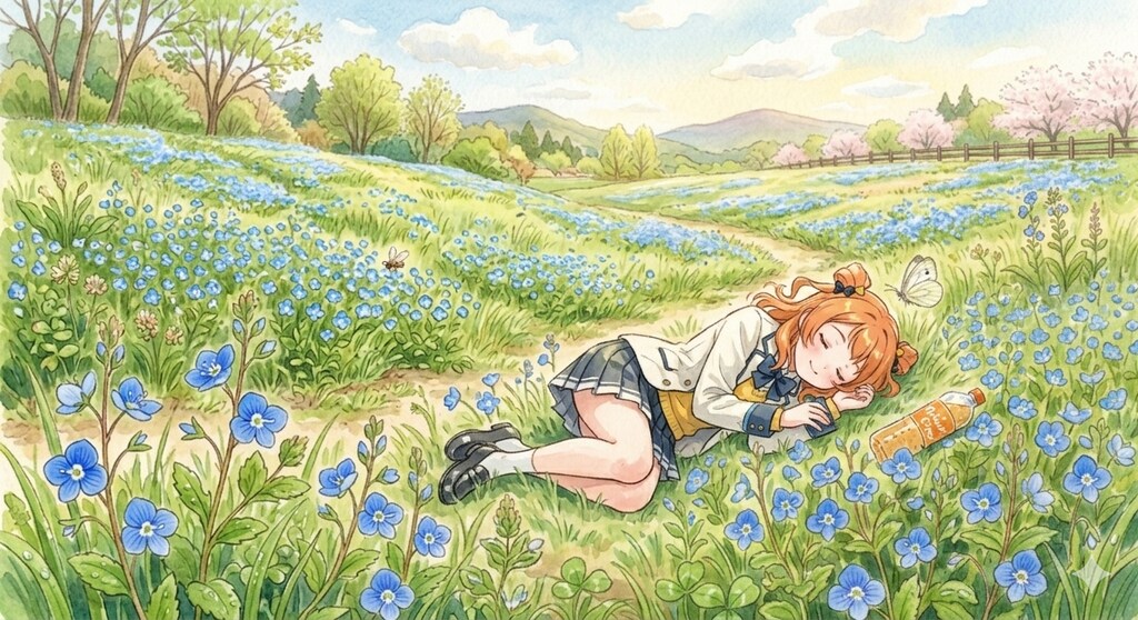 春のおひるね