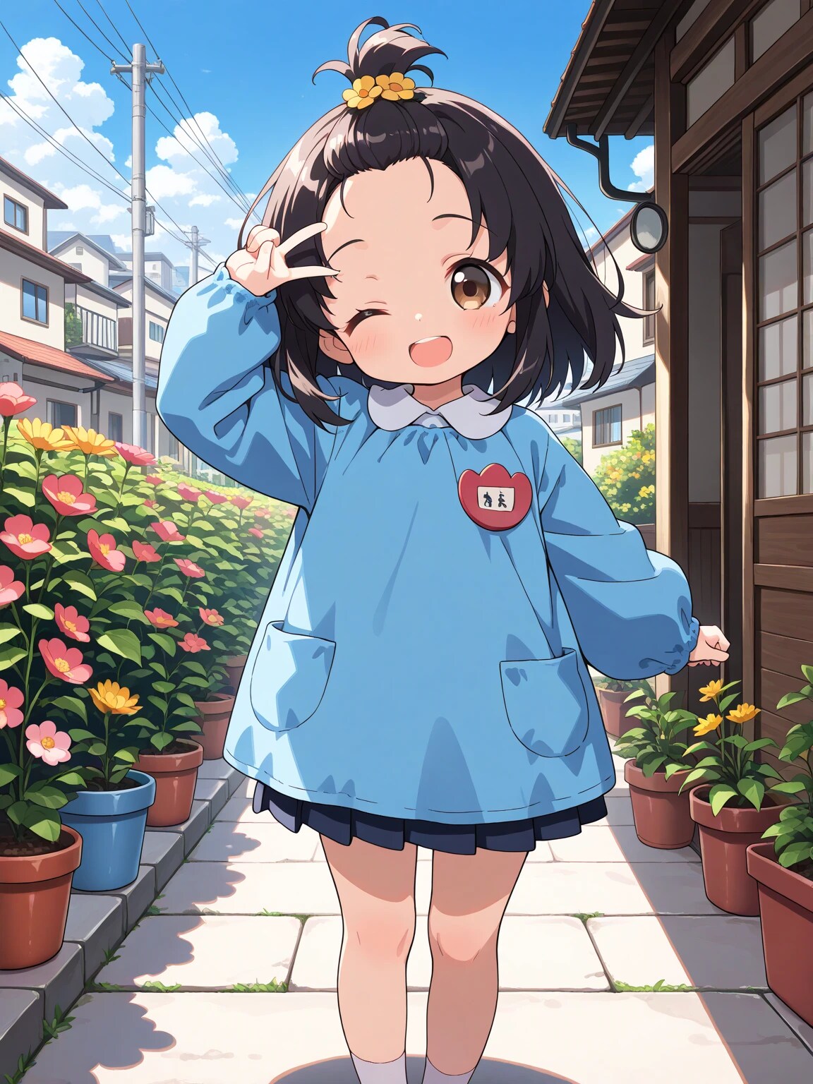 はっぴーピース✌️ 2026.9.9 すずちゃん | の人気AIイラスト・グラビア
