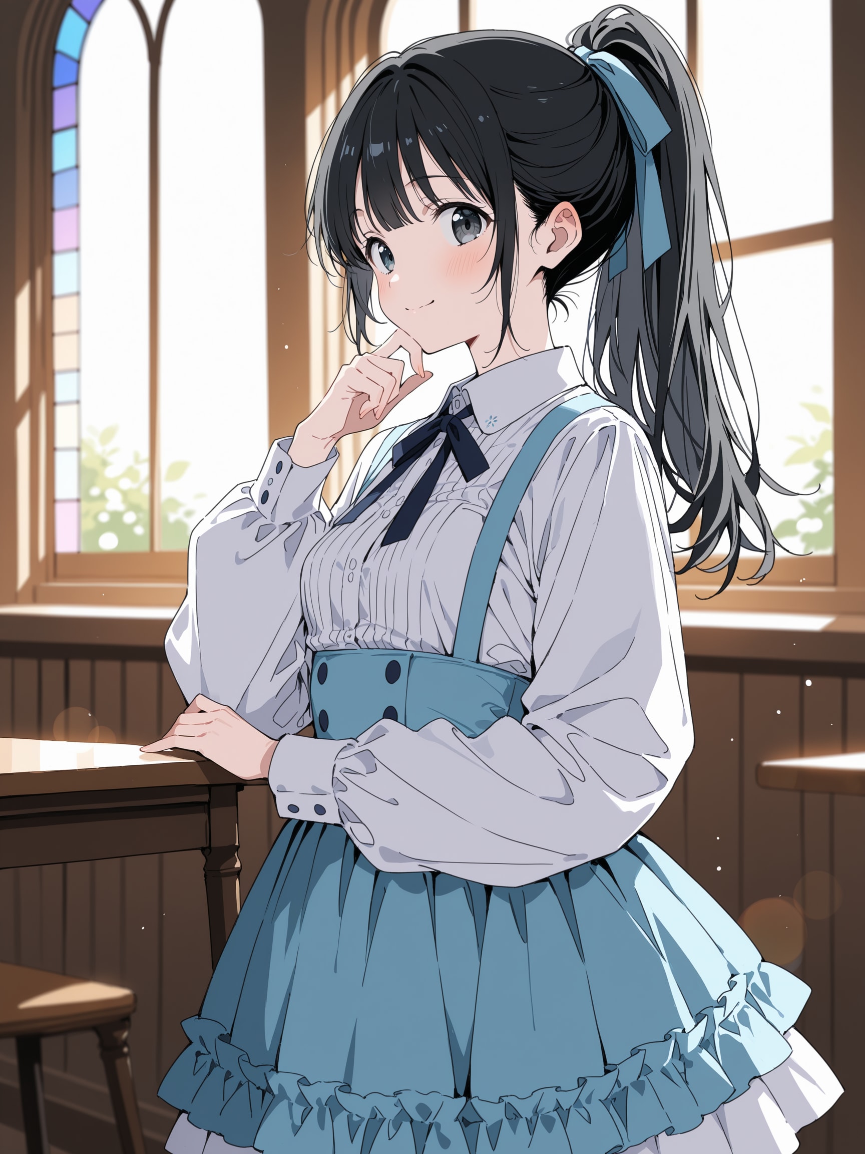 ポニーテールは私のトレードマークなの | の人気AIイラスト・グラビア