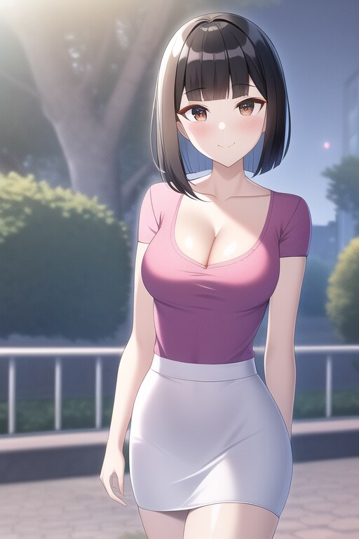 夜の公園を散歩する奥さん 0.2.0