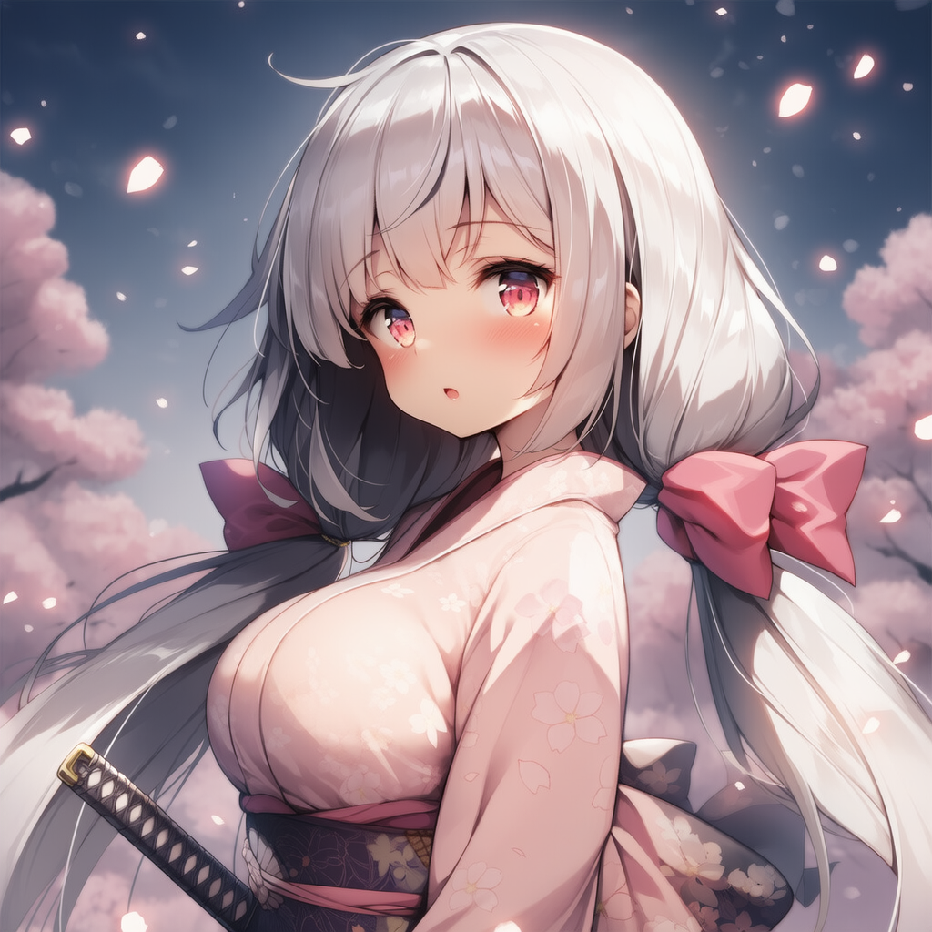 桜の剣士 | の人気AIイラスト・グラビア