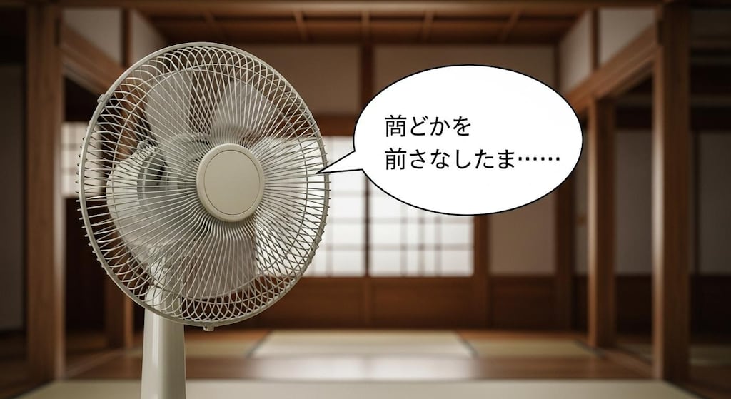 今日は扇風機に喋らせてみた