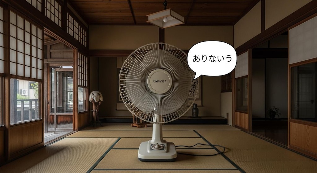 今日は扇風機に喋らせてみた