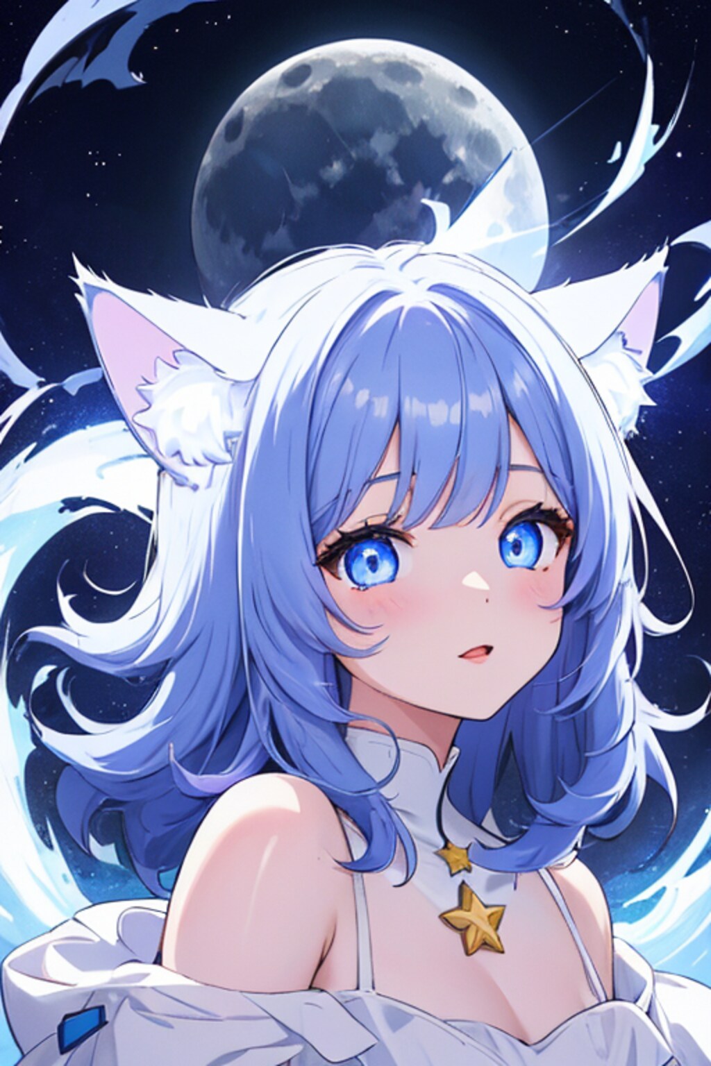 月の不思議な少女-No.2