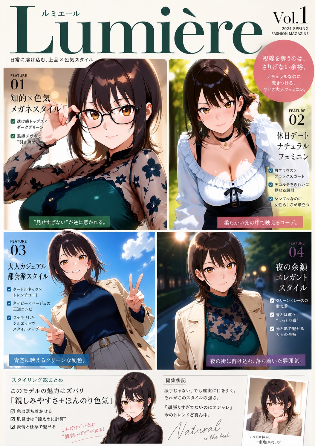 【童顔上司】どの服装の上司とデートしたい？