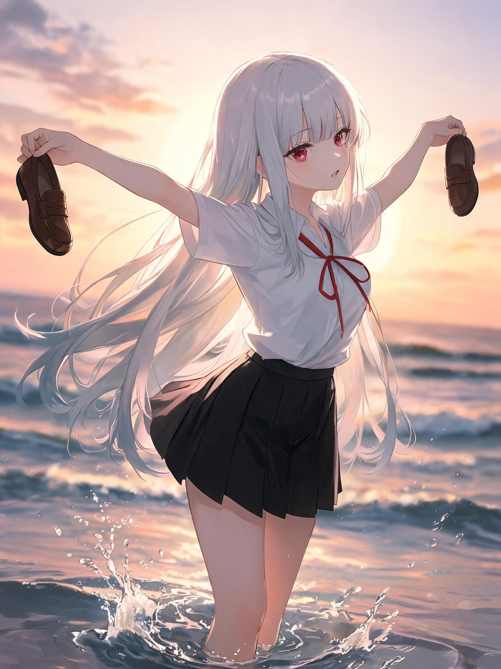 潮が満ちてきたよっ
