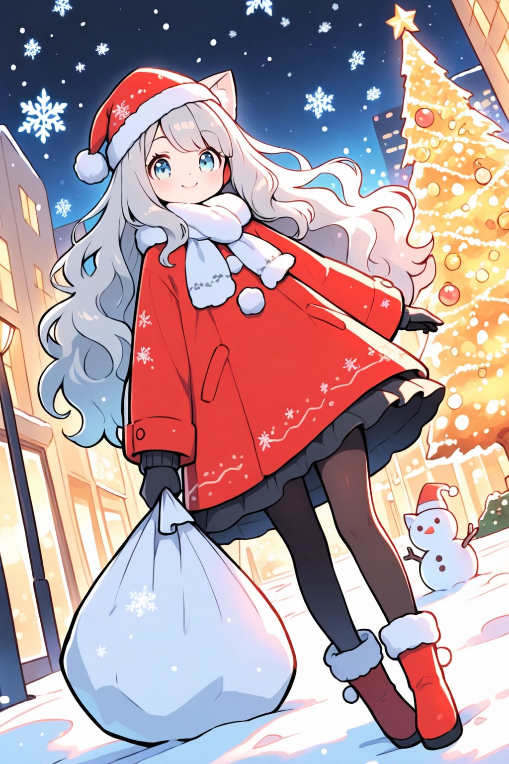 うちの子のサンタコス 2025　ユキネ