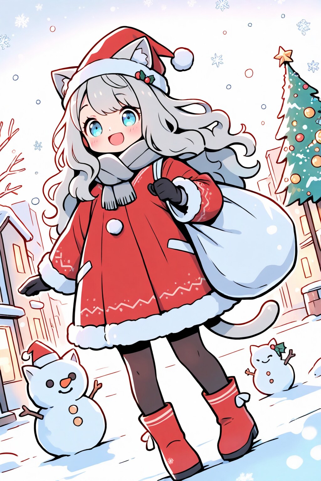 うちの子のサンタコス 2025　ユキネ