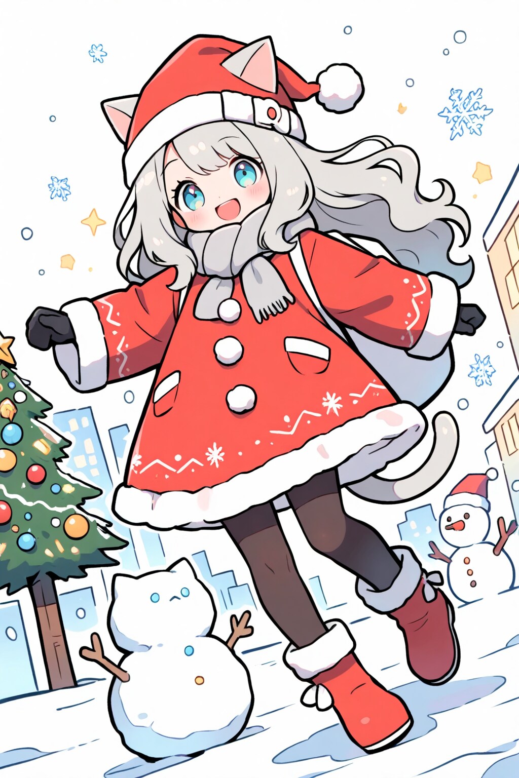 うちの子のサンタコス 2025　ユキネ