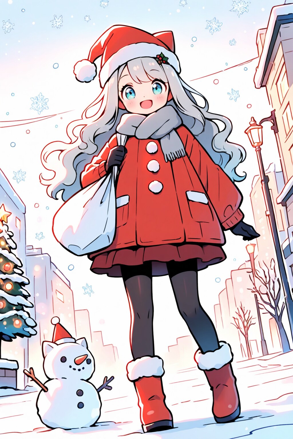 うちの子のサンタコス 2025　ユキネ