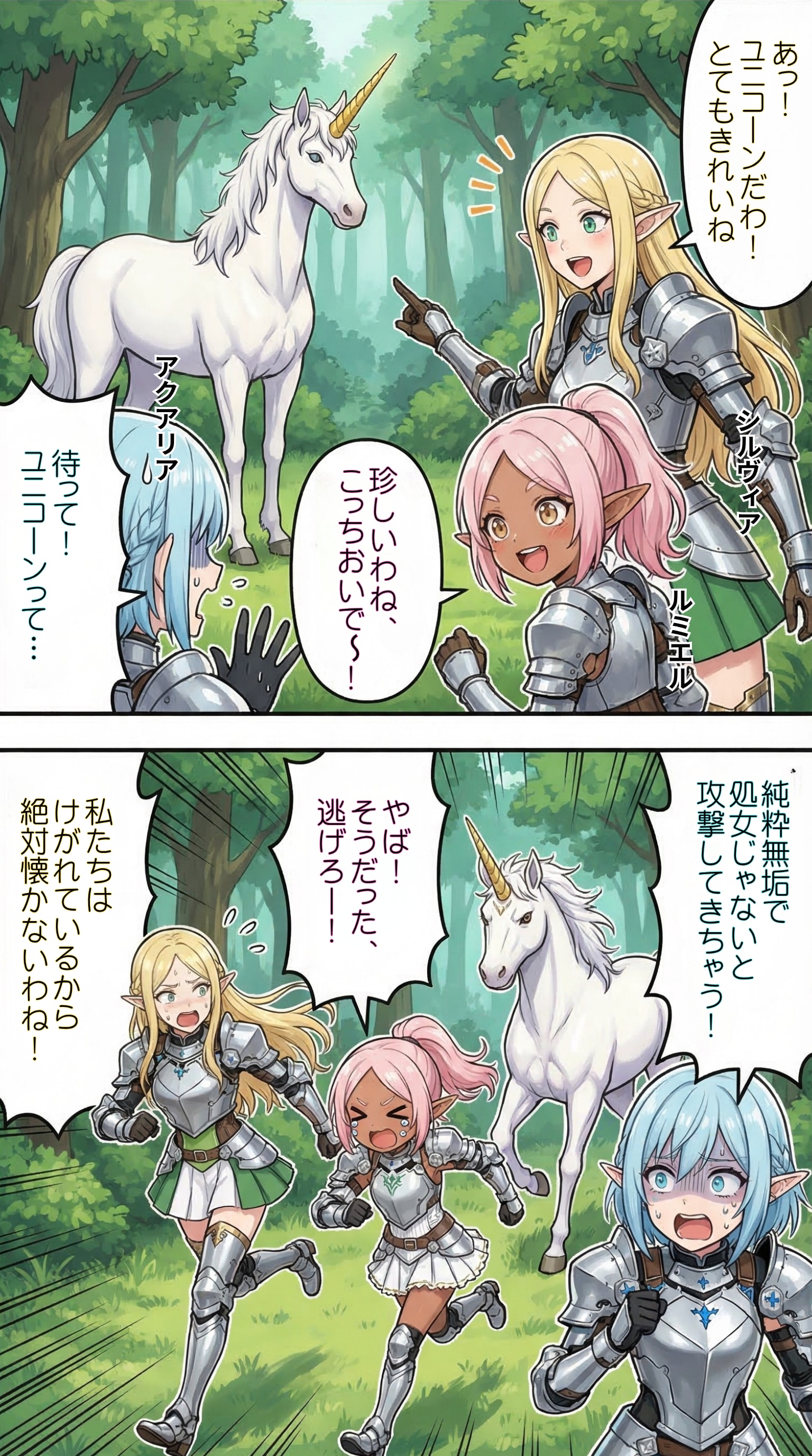 よごれまくっているエルフ騎士団 その1