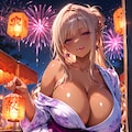 浴衣でデート 5枚目