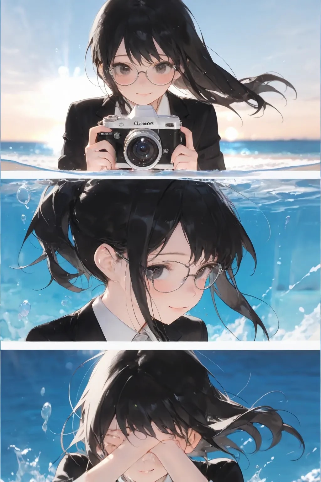 青