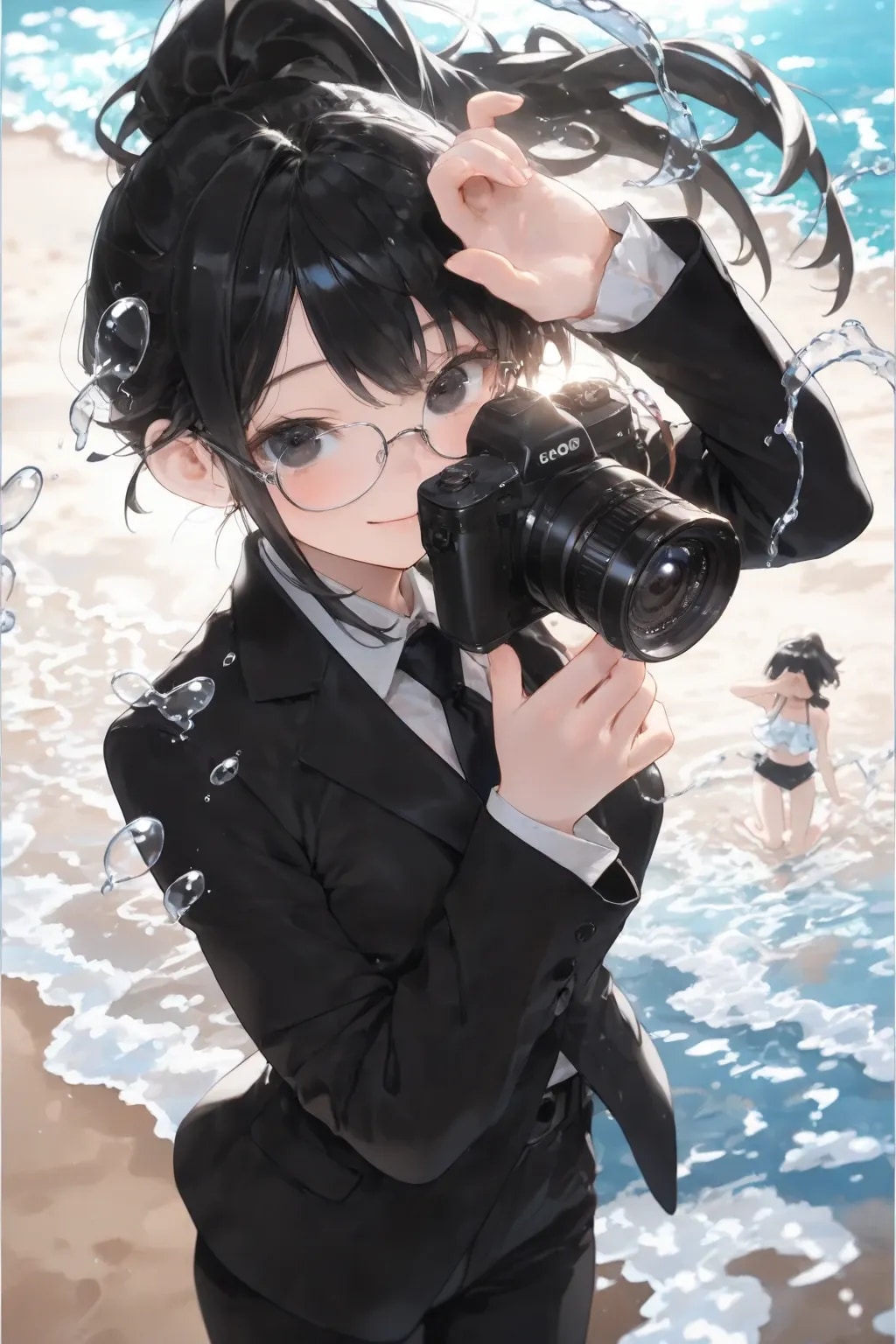 青