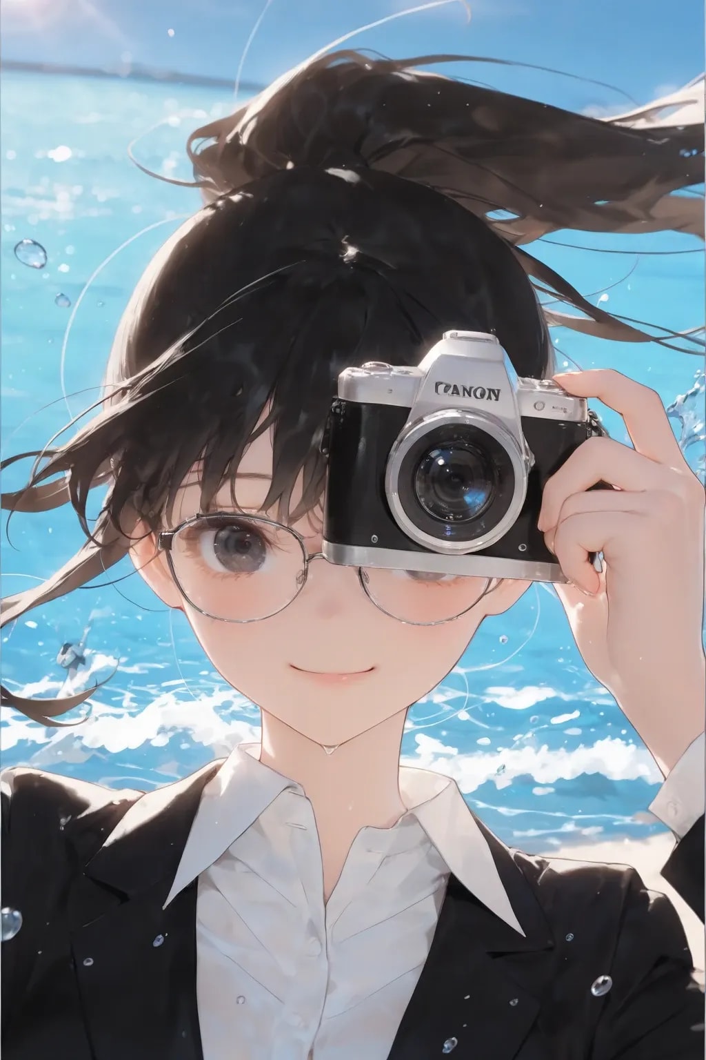 青