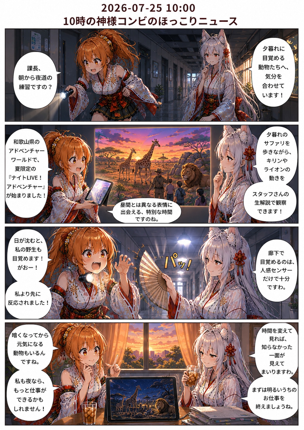 毎日漫画　10時　ほっこりニュース