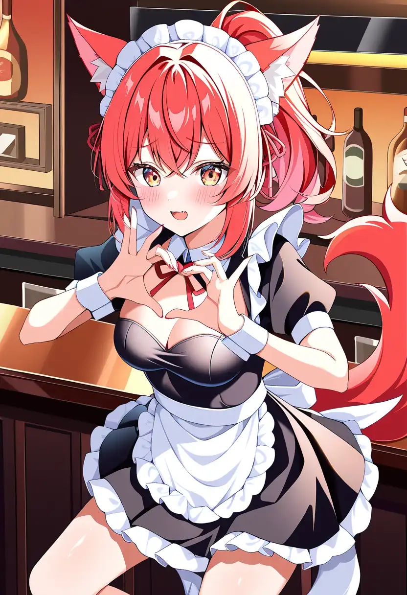 狼系のメイドさん | の人気AIイラスト・グラビア