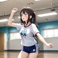 ダンス部（ダンスアイドル同好会）の練習風景 3枚目