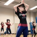 ダンス部（ダンスアイドル同好会）の練習風景 8枚目