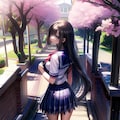 桜とJK 4枚目