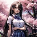 桜とJK 2枚目