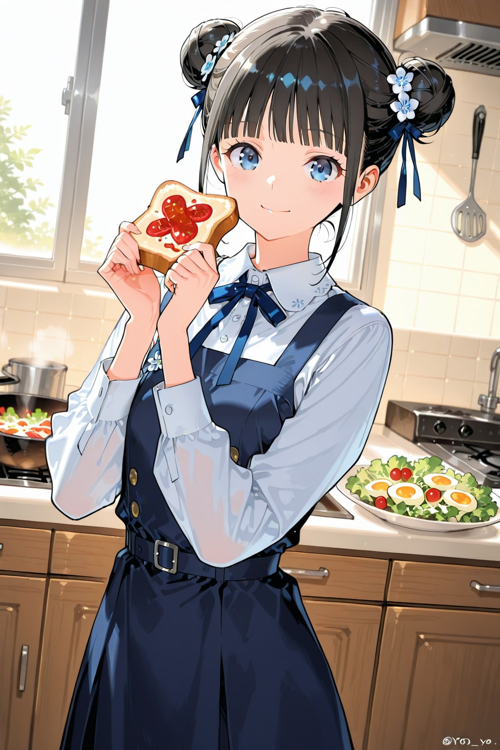 おだんごちゃん🍡✨と朝ごはん🍚✨　4/9