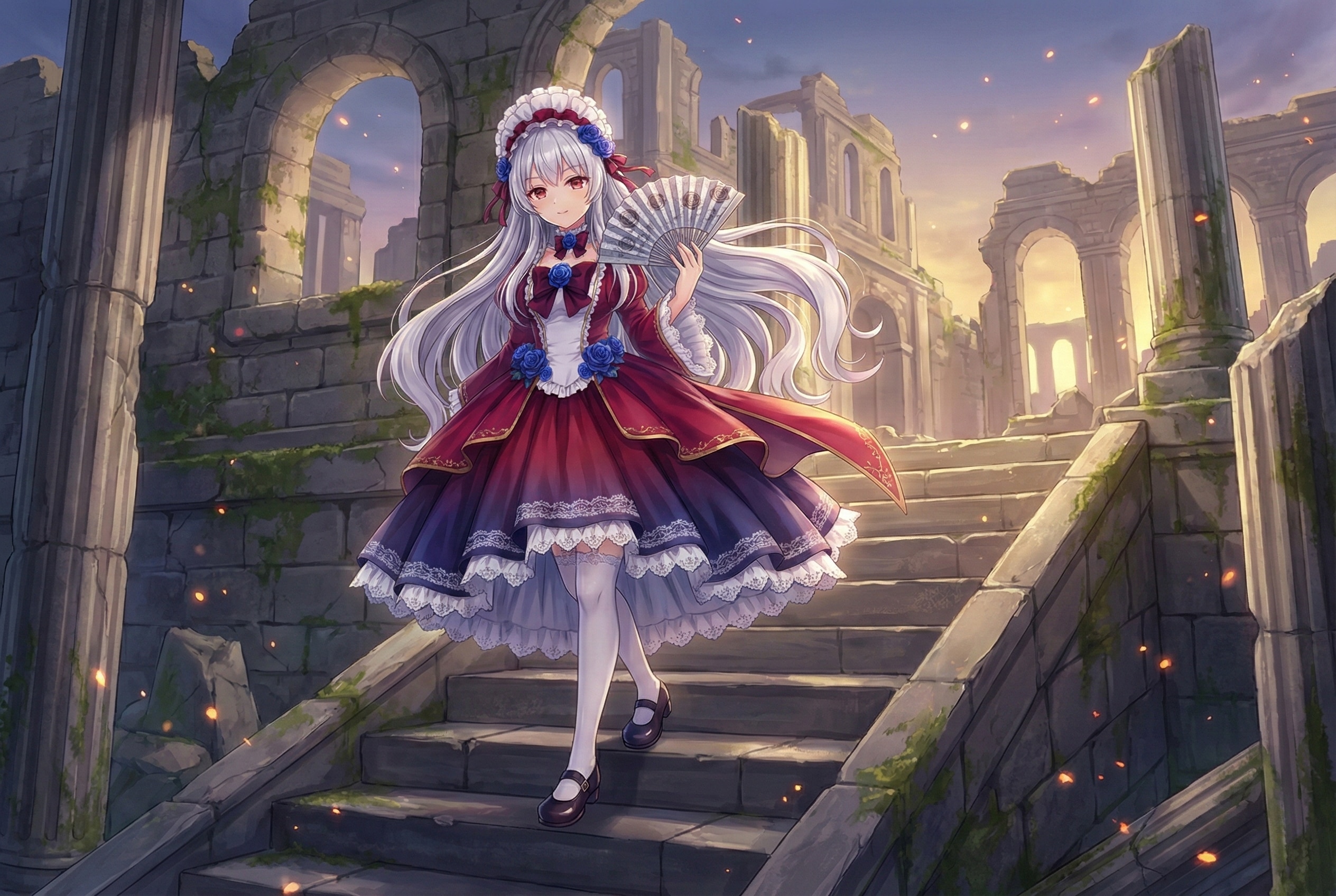 廃墟ノ夕暮 | の人気AIイラスト・グラビア