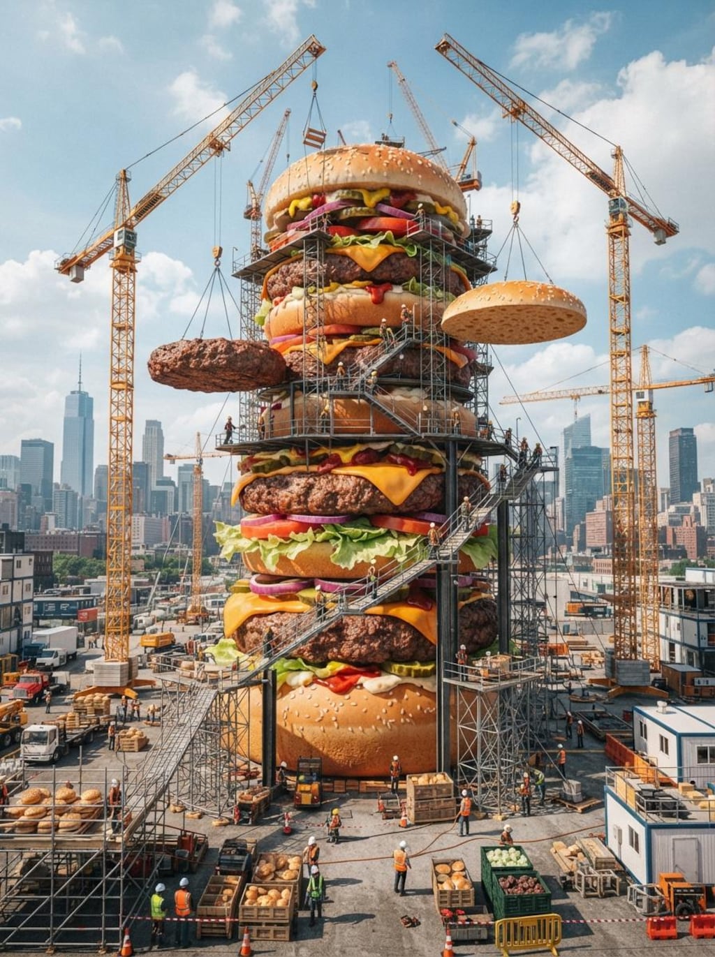 ハンバーガータワー_Flow