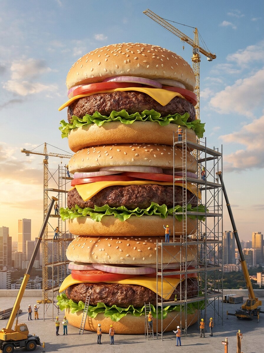ハンバーガータワー_Flow