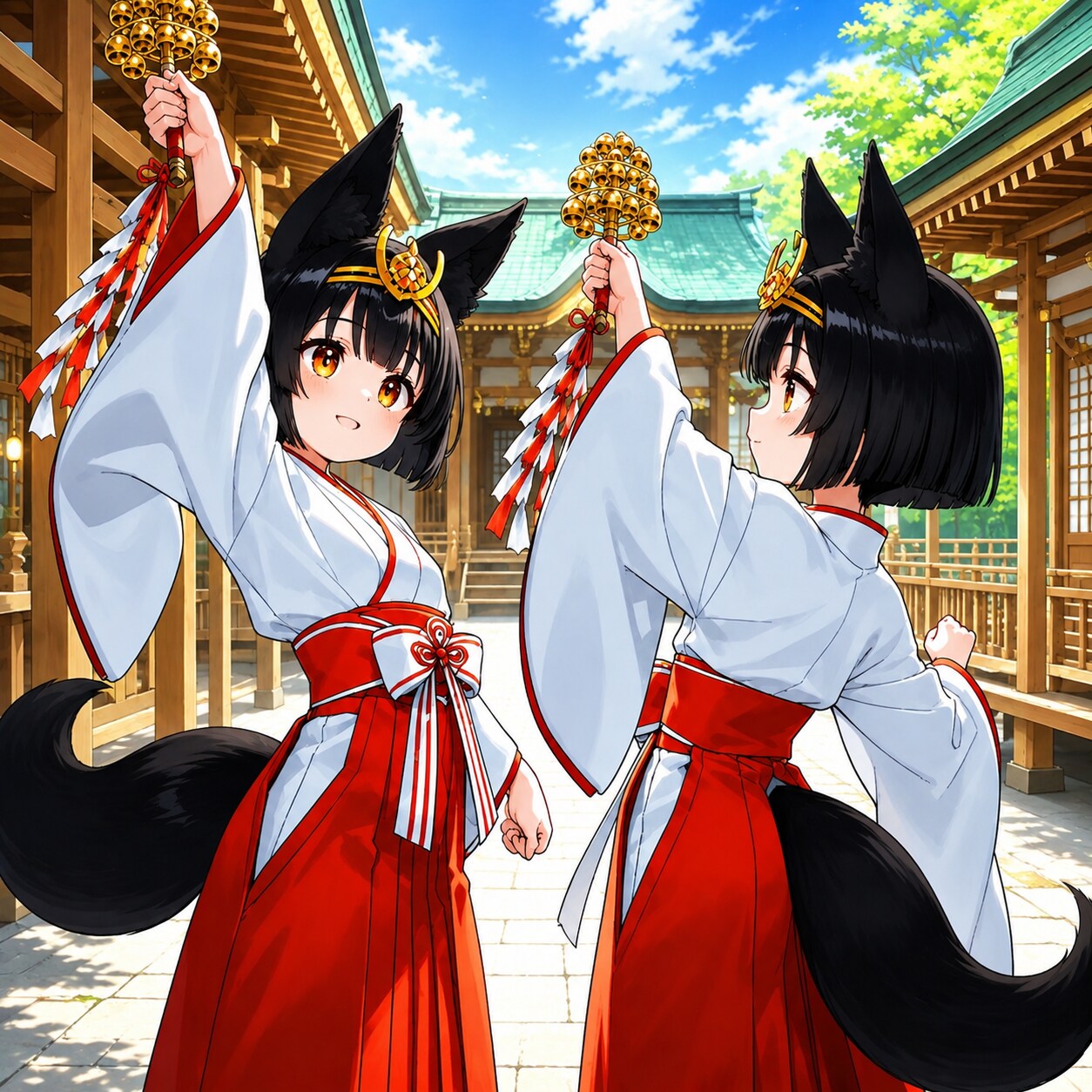 神楽舞奉納（改訂）