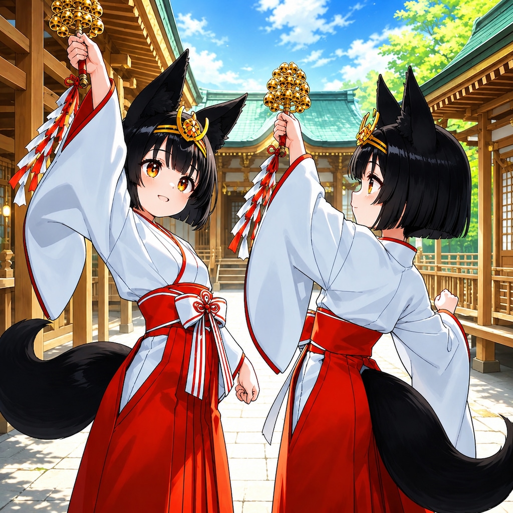 神楽舞奉納（改訂）