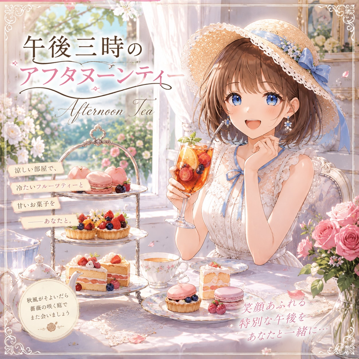 午後三時のアフタヌーンティー | の人気AIイラスト・グラビア