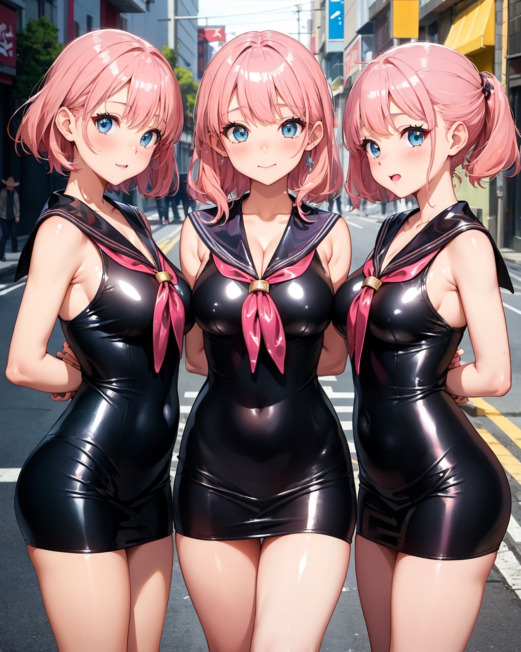 エナメルセーラー3人娘