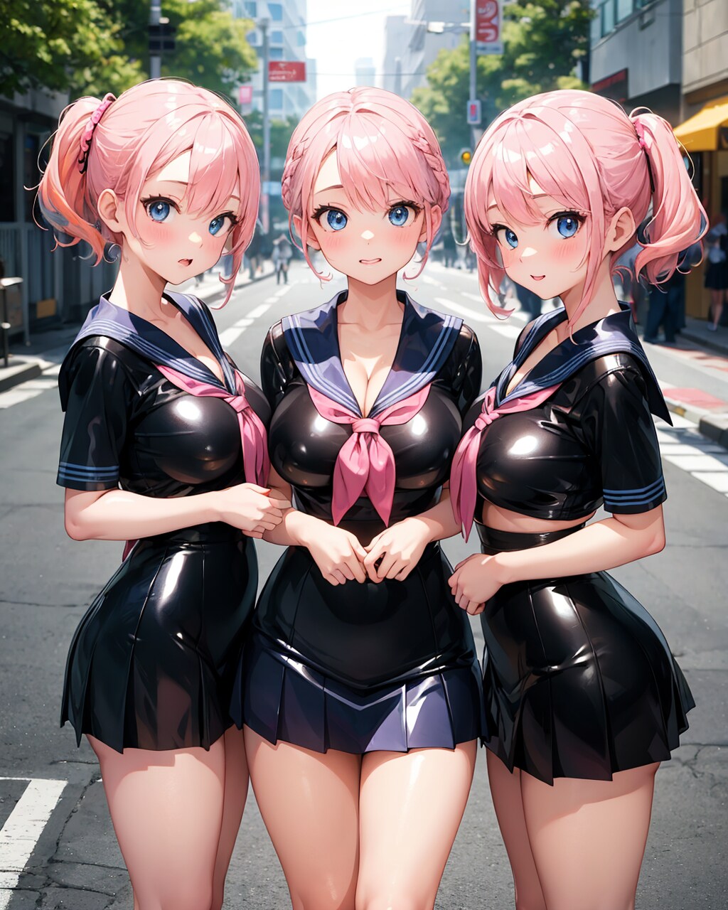 エナメルセーラー3人娘