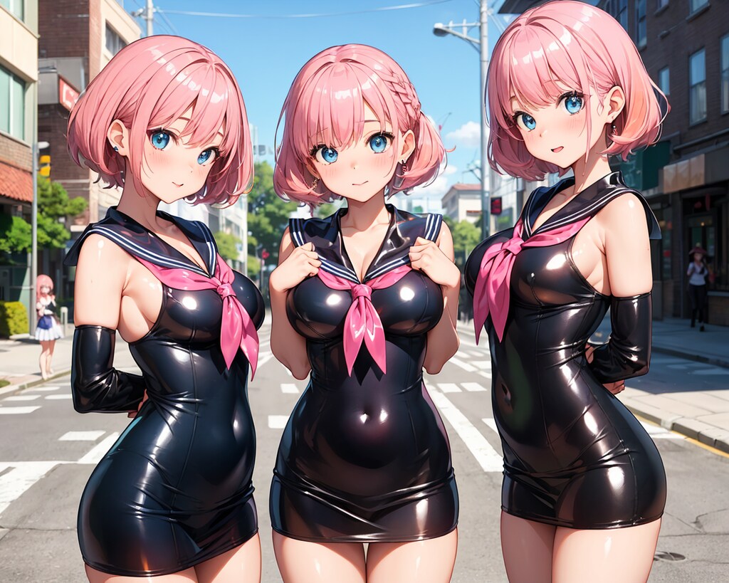 エナメルセーラー3人娘