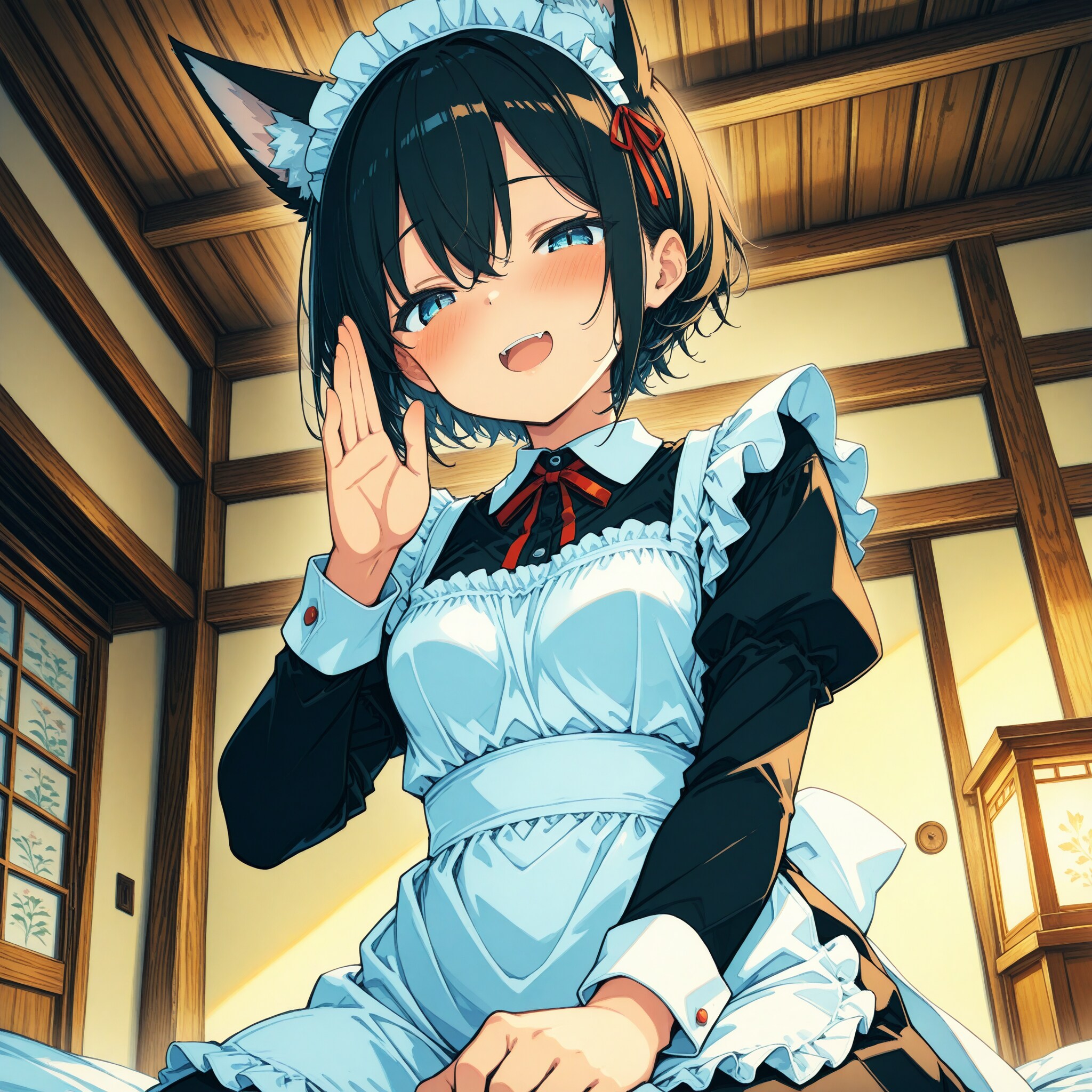 朝だよ～…ええ！？