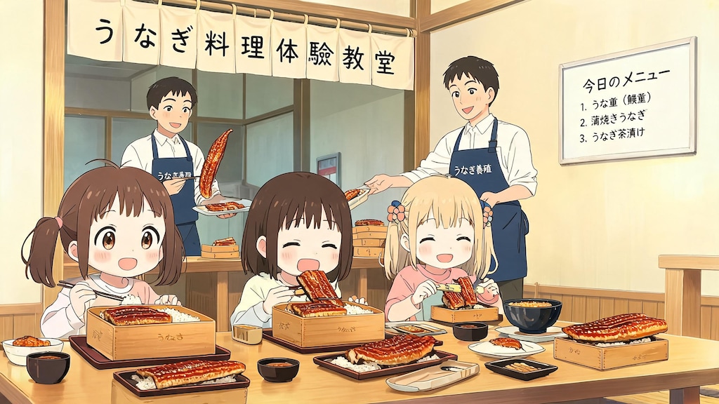 うなぎ料理体験教室１